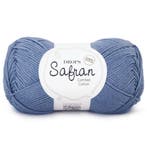 DROPS Safran Uni Colour - 06 denimblauw - Katoen Garen, Ophalen of Verzenden, Nieuw