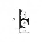 Markiezenlijst aluminium 25mm (alleen afhalen), Ophalen of Verzenden, Nieuw