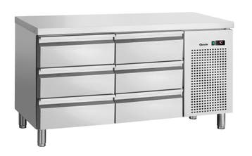 Bartscher Koelwerkbank | 280L | 6 Laden | 0°C/+10°C | Geforc, Ophalen of Verzenden, Nieuw