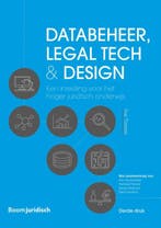 Databeheer legal tech amp design 9789462127708, Boeken, Studieboeken en Cursussen, Zo goed als nieuw