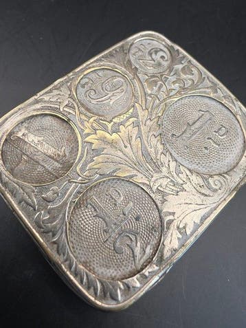 Rare Edwardian J.W.B. Patented Pocket Spring Coin Purse -