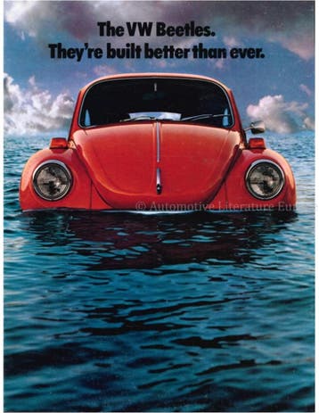 1974 VOLKSWAGEN BEETLE | SUPER BEETLE BROCHURE ENGELS (USA), Nieuw, Volkswagen, Author