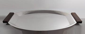 Christofle - Dienblad - Legering, Verzilverd, Hout, Antiek en Kunst