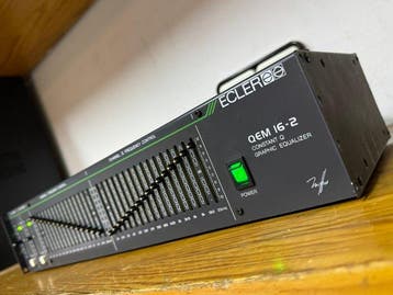 Ecler - QEM-16-2 Stereo grafische equalizer, Nieuw