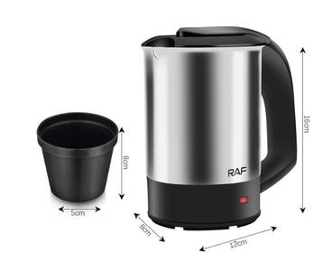 Mini Waterkoker 0.5L RVS 1000W Compact en Draagbaar, Verzenden, Nieuw