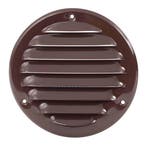 Europlast metalen ventilatierooster rond bruin Ø 200mm -, Ophalen of Verzenden, Nieuw