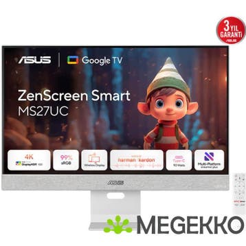 ASUS ZenScreen Smart MS27UC 27  4K Ultra HD 60Hz IPS, Verzenden, Nieuw, ASUS
