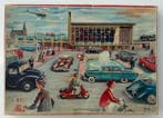 Janes - Puzzel - Vintage Simplex houten legpuzzel – Station