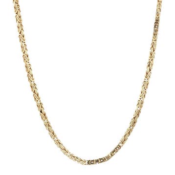 Gouden koningscollier 45 cm 14 karaat, Sieraden, Tassen en Uiterlijk, Kettingen, Verzenden, Zo goed als nieuw, Goud
