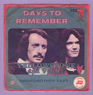Yellowstone And Voice – Days To Remember / Grandmother Says, Cd's en Dvd's, Ophalen of Verzenden, Nieuw in verpakking
