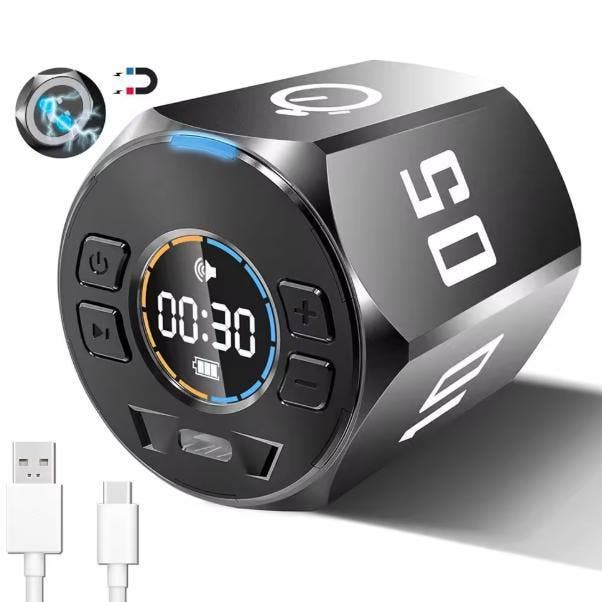 Hexagon Pomodoro Timer Magnetisch Countdown, Huis en Inrichting, Woonaccessoires | Klokken, Nieuw, Verzenden