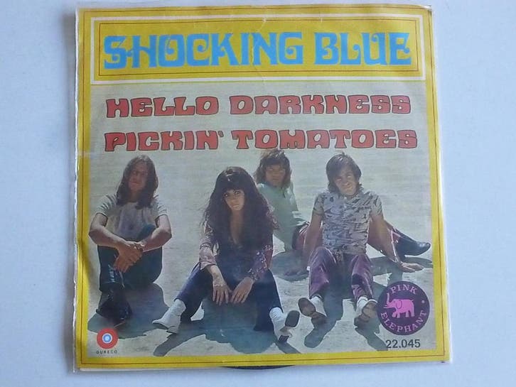 Shocking Blue - Hello Darkness / Pickin Tomatoes (vinyl sing, Cd's en Dvd's, Vinyl Singles, Zo goed als nieuw, Ophalen of Verzenden