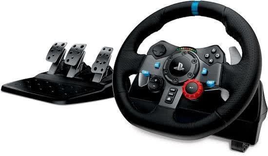 Logitech G923 TRUEFORCE - Force Feedback voor PlayStation..., Spelcomputers en Games, Spelcomputers | Sony PlayStation 4, Zo goed als nieuw