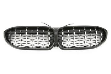 LED Grille Grille chrome zwart Diamant geschikt voor BMW 3
