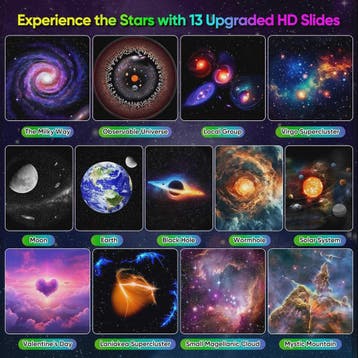 Galaxy Projector Pro: 360° Sterrenhemel & Melkweg Projector, Verzenden, Nieuw