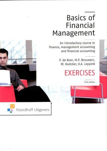 The Basics of financial management exercises - Peter de Boer, Verzenden, Gelezen, Peter de Boer