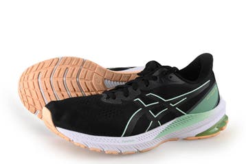 Asics Sportschoenen in maat 39½ Zwart, Verzenden, Zo goed als nieuw, Asics, Sportschoenen