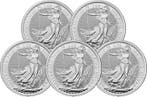 5 Troy Ounce - Zilver .999 - Britannia 2026 - 155,5 gram -