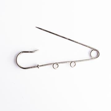 1 x Metalen kiltspeld zilverkleur met 2 gaten 68 mm x 16..., Ophalen of Verzenden, Nieuw, Overige typen