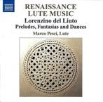 Marco Pesci - Lorenzino del Liuto: Renaissance Lute Music, Verzenden, Nieuw in verpakking