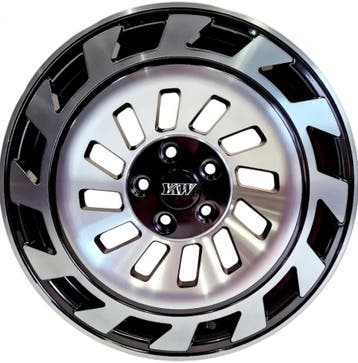 17 inch 5x112 YKW Wheels Y7702 Grey Machined velgen 8J ET30, Ophalen of Verzenden, Nieuw, Velg(en)