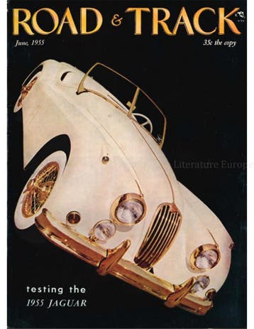 1955 ROAD AND TRACK MAGAZINE JUNI ENGELS, Nieuw, Author
