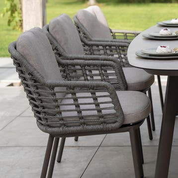 Manolo Puglia dining tuinset 230-290x100xH75 cm 9 delig, Ophalen of Verzenden, Nieuw