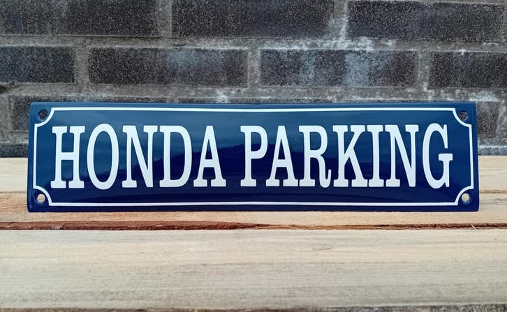 Honda Parking, Verzamelen, Merken en Reclamevoorwerpen, Verzenden