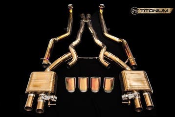BMW M6 F12/F13/F06 IPE F1 titaniumlijn uitlaatsysteem, Verzenden