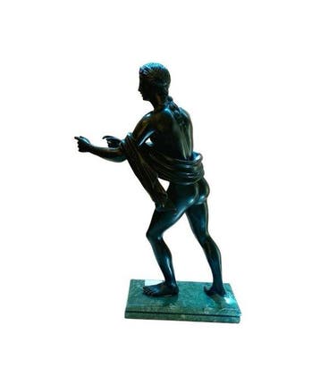 Beeld, Apollo saettante - 60 cm - Brons