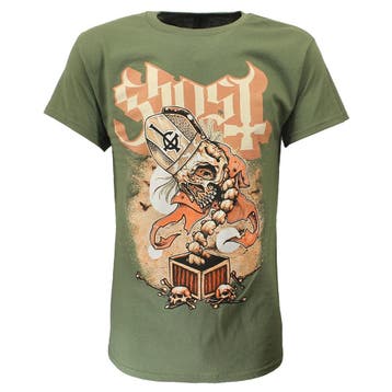 Ghost Jack In The Box Green Band T-Shirt, Verzenden, Nieuw