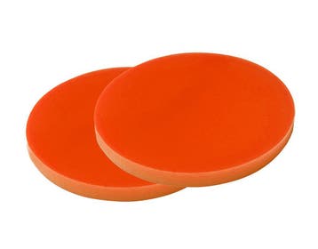 Set van 30 plastic schijfjes (3x30 mm, acrylaat, PMMA, oran, Ophalen of Verzenden, Nieuw