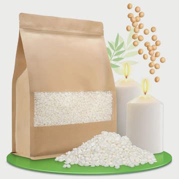 Pure Soja Wax Pellets (500g/1000g) - Ideaal voor DIY Geurkaa, Huis en Inrichting, Verzenden, Nieuw