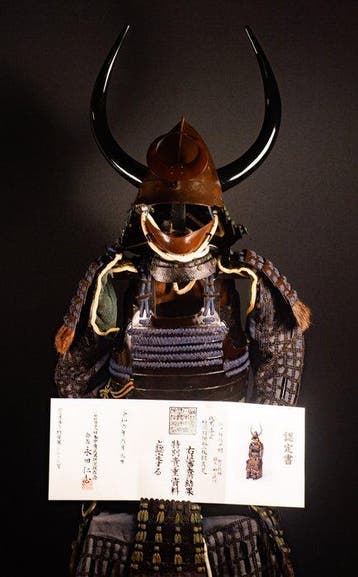 Yoroi volledig samurai-pantser met certificaat NKBKHK