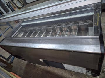 Veiling Schepijsvitrine Rumba 10 baks nu ijssalon verkoop, Gebruikt, Koelen en Vriezen