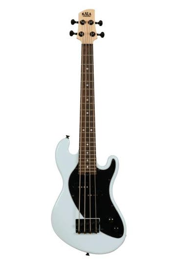 Kala Solid Body 4-String Powder Blue Fretted U-BASS, Verzenden, Nieuw