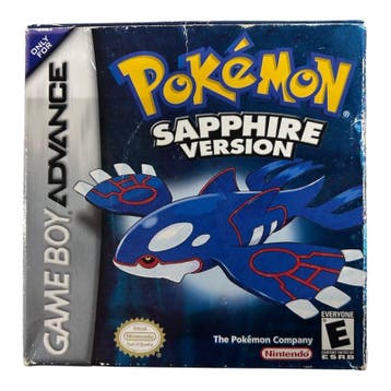 Pokemon Sapphire Version - USA (CIB) (GBA), Spelcomputers en Games, Verzenden, Nieuw