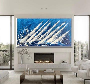 Ewa Kaczmarek EK.art - White Sails – Royal Regatta XXL