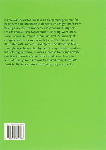 A practical Dutch grammar 9789059970403 Y. Spaans, Boeken, Verzenden, Zo goed als nieuw, Y. Spaans
