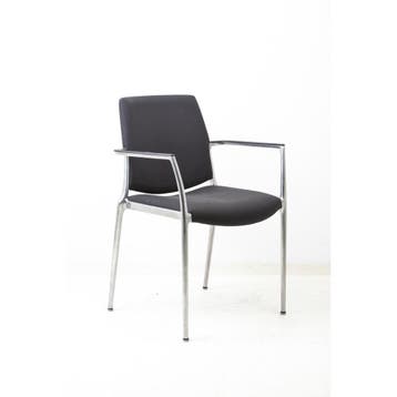 Kusch & Co Capa 4200 design vergaderstoel zwart stof gebruik, Overige plaatsen, Ophalen of Verzenden, Gebruikt, Stoel