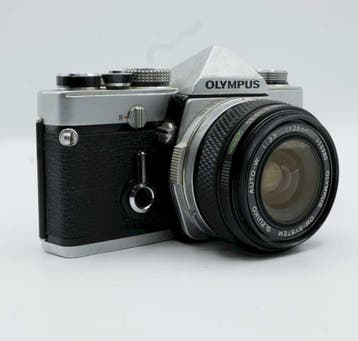 Olympus OM-1 + 28mm 3.5 Vintage, Audio, Tv en Foto, Fotografie | Lenzen en Objectieven, Ophalen of Verzenden, Gebruikt