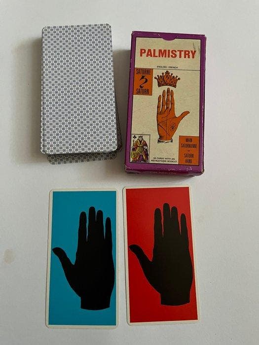 Speelkaarten - Palmistry Jeu de la Main Grimaud 1963 -, Antiek en Kunst, Antiek | Boeken en Bijbels