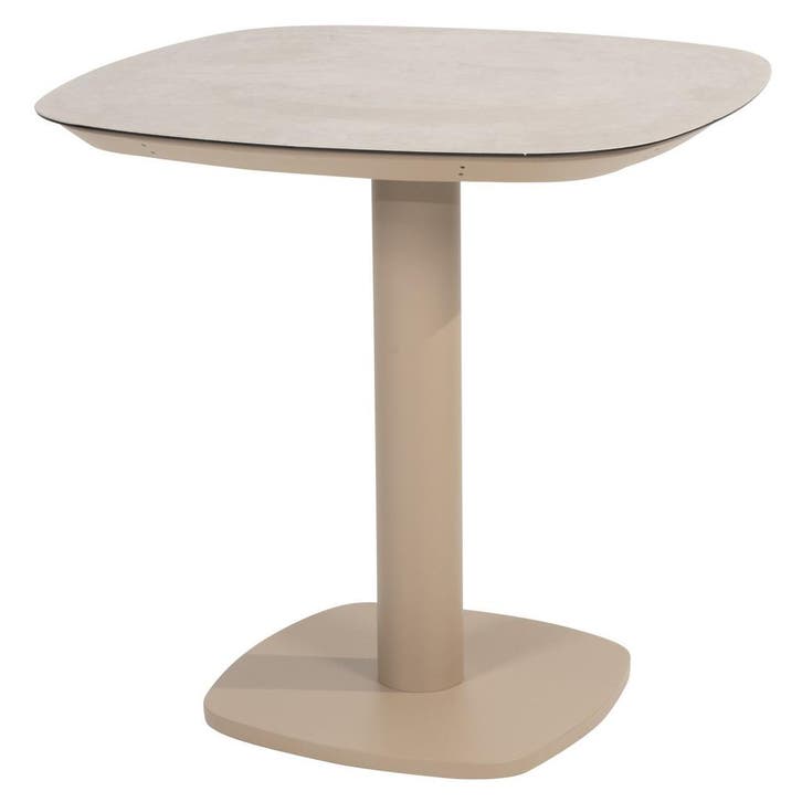 Manolo dining tuintafel 75x75x75 cm keramiek latte Taste 4SO, Tuin en Terras, Tuintafels, Nieuw, Ophalen of Verzenden