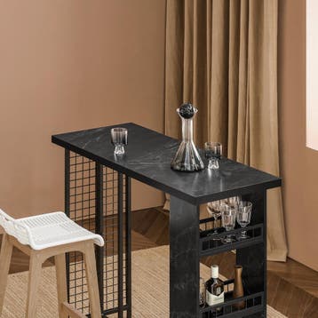 2dekans | SoBuy Moderne Bartafel - Met Flessen en, Ophalen of Verzenden, Zo goed als nieuw