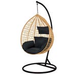 Rotan Stoel Tuin | Modern | Scherpe Prijs | Nieuw, Nieuw, Ophalen of Verzenden, Met standaard, Eenpersoons