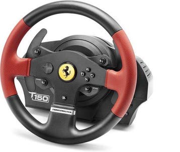 Thrustmaster T150 RS Force Feedback Stuur - Ferrari Edition, Spelcomputers en Games, Ophalen of Verzenden, Zo goed als nieuw