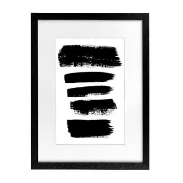 Wissellijst 50x70 cm Hout Zwart Breed, Ophalen of Verzenden, Nieuw