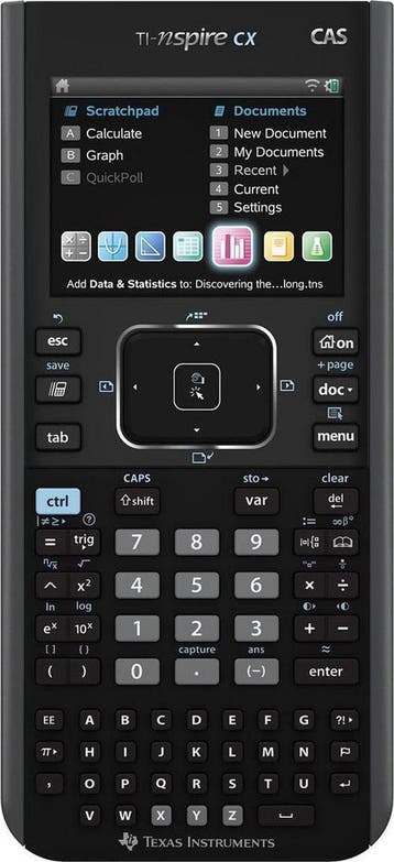 Texas Instruments TI-Nspire CX CAS Grafische Rekenmachine, Verzenden, Zo goed als nieuw