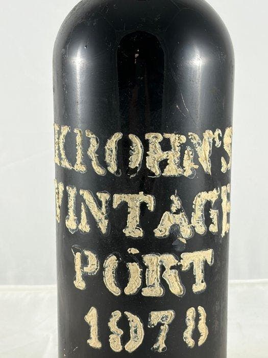 1978 Krohns - Vintage Port - Porto - 1 Fles (0,75 liter), Verzamelen, Wijnen