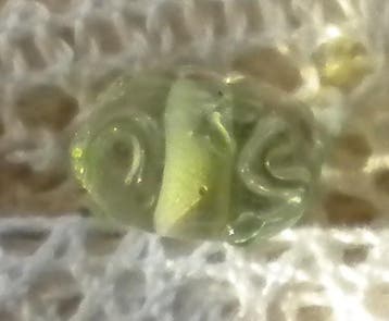 10 x Handgemaakte glaskraal donut 9 x 13 mm – gat 1 mm –, Ophalen of Verzenden, Nieuw, Kraal